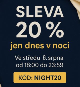🎉 Už za hodinu to vypukne! 🎉 Night shopping je tady – jen dnes od 18:00 do 23:59 💥 Použij kód NIGHT20 a získej -20 % na...